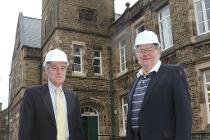 Cllr Ashton and Mike Bull at Victoria Hall