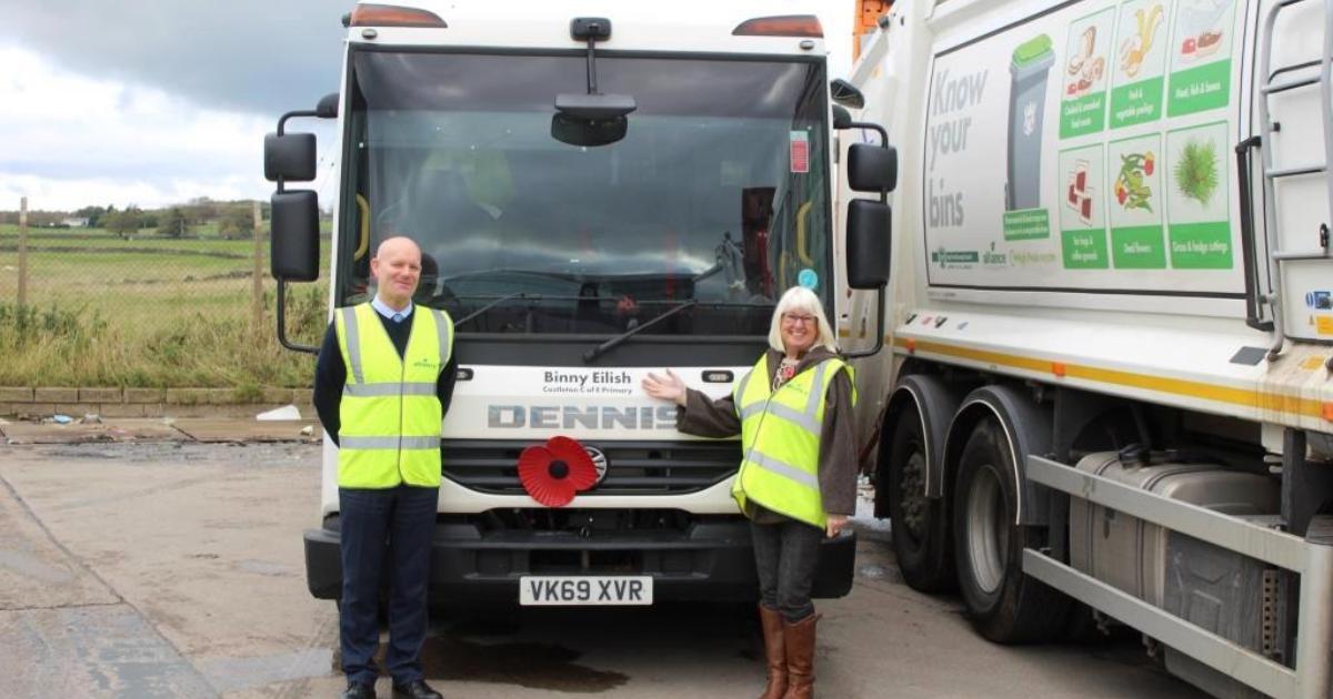 Waste fleet wear poppies with pride High Peak Borough Council