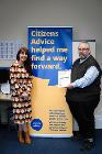 Louise Lee and Councillor Anthony Mckeown signed the Protocol at the Buxton CAB office.